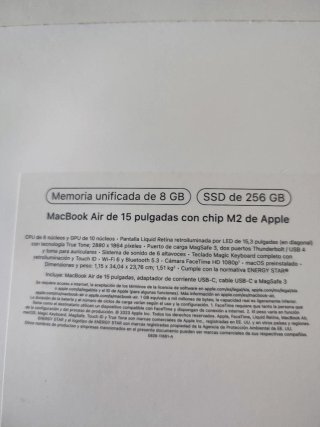 Macbook Air 2023 Plata