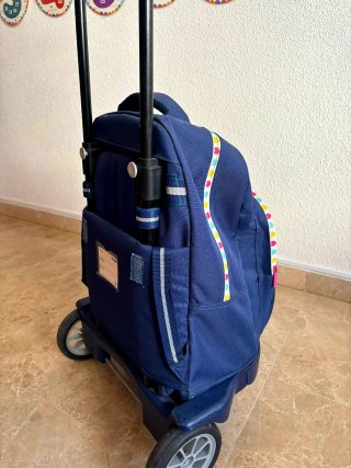 Mochila con ruedas Benetton azul