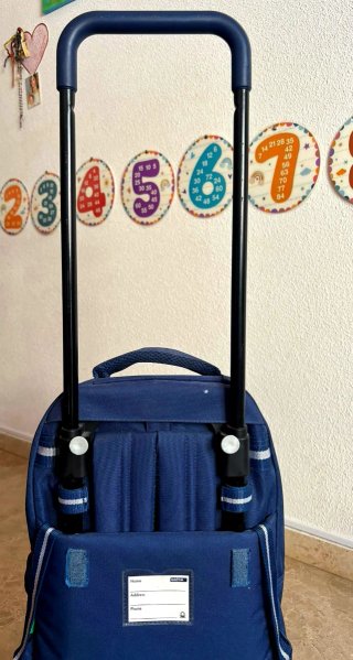 Mochila con ruedas Benetton azul