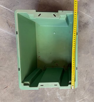 Cajas apilables verdes NUEVAS