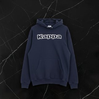 Felpa kappa di colore blu scuro