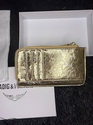 Cartera Zadig & Voltaire dorada