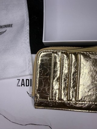 Cartera Zadig & Voltaire dorada