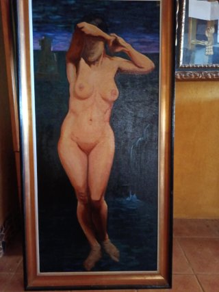Cuadro al óleo sobre lienzo 60 X 130cm