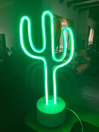 Lámpara Neón Cactus