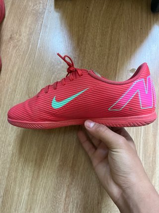 Zapatillas Nike Futbol Sala Rojas Talla 38,5