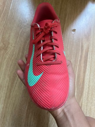 Zapatillas Nike Futbol Sala Rojas Talla 38,5