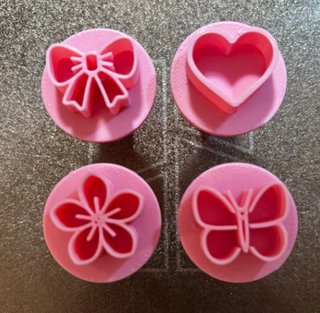 Carimbos para Brigadeiros Corações e Laços