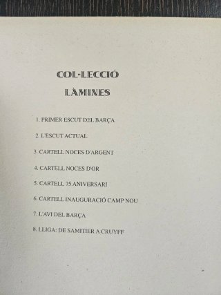 Álbum Pins Històrics F.C. Barcelona + 8 Láminas