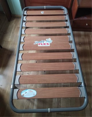 Somier Body Flex 90x190 con patas y ruedas