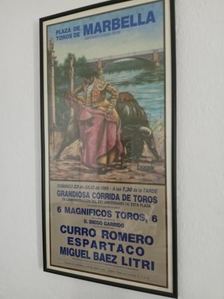 Cartel Corrida de Toros Marbella 1989