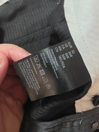 Pantalón de vestir H&M gris T.52