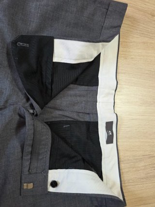 Pantalón de vestir H&M gris T.52