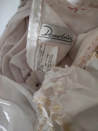 Vestido novia cadáver. Talla M.