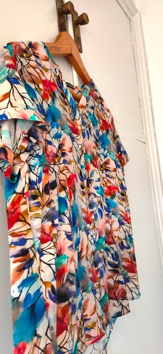 Blusa CashewFlowr floral multicolor