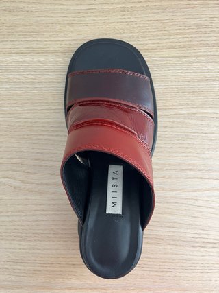 Sandalias Verano 2026, MIISTA Rojo-Granate T.39