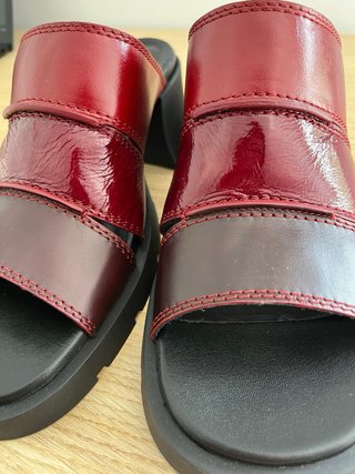 Sandalias Verano 2026, MIISTA Rojo-Granate T.39