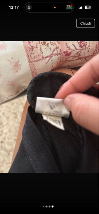 Borsa a tracolla Adidas nera