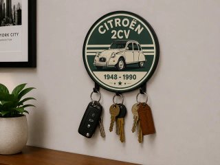 Cartel Luminoso LED Citroën 2CV Retro