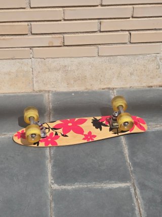 Skate Cruiser Funtomia Madera Ruedas LED