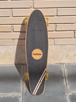 Skate Cruiser Funtomia Madera Ruedas LED