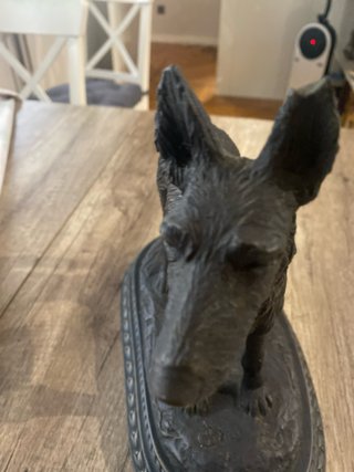 Escultura Perro Polenco Andaluz L.Moreno