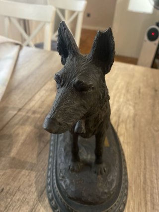 Escultura Perro Polenco Andaluz L.Moreno
