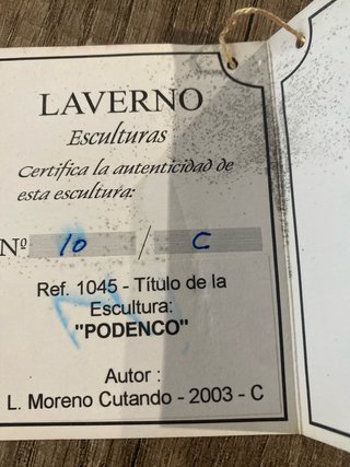 Escultura Perro Polenco Andaluz L.Moreno