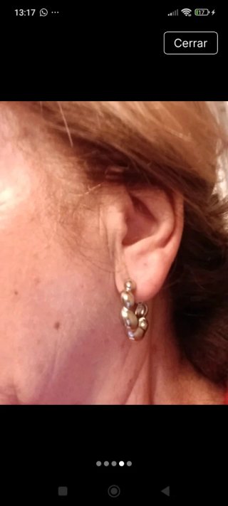 Pendientes aro Parfois plateados