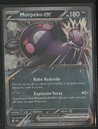 Carta Pokémon Morpeko EX