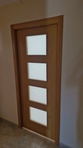 Puertas acabado roble