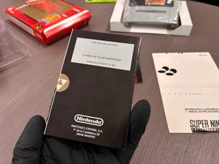 The Legend of Zelda SNES Caja Manuales