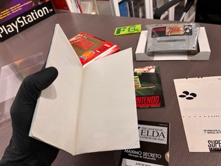 The Legend of Zelda SNES Caja Manuales