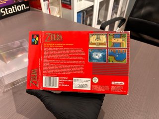 The Legend of Zelda SNES Caja Manuales
