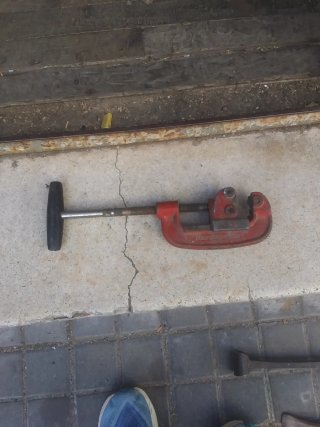 Cortatubos profesional rojo