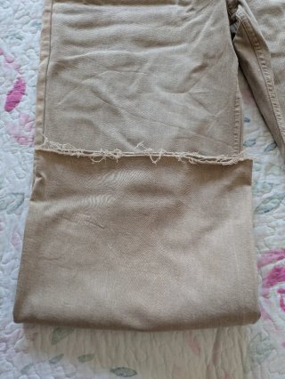 Pantalón ancho beige