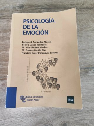 Libro Psicología de la Emoción UNED