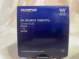 Objetivo Olympus M.Zuiko Digital 25mm 1:1.8