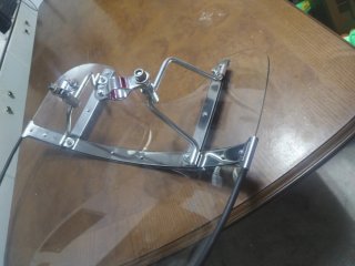 Parabrisas moto custom
