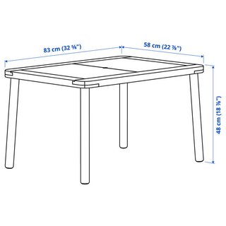 Tavolo per bambini IKEA FLISAT in legno