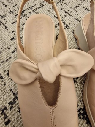 Zapatos cuña Wonders T38 Beige