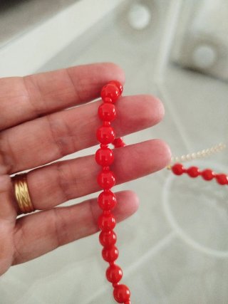 Collar de cangrejo rojo