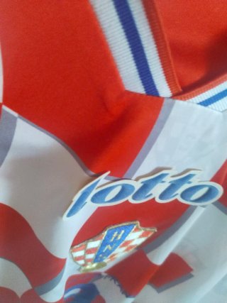 Camiseta Croacia Suker 9 1998