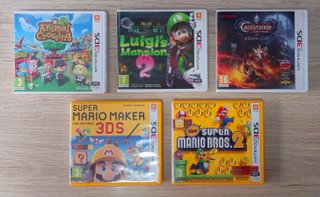 Nintendo 3DS XL Azul + Juegos y Accesorios