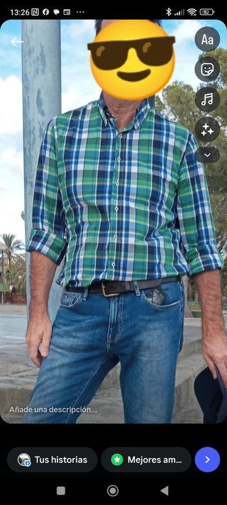 Camisa cuadros Purificación García Talla L