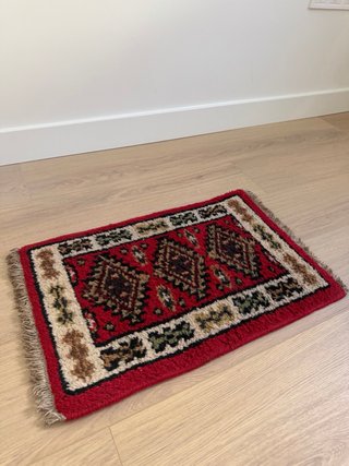 Alfombra persa de lana multicolor