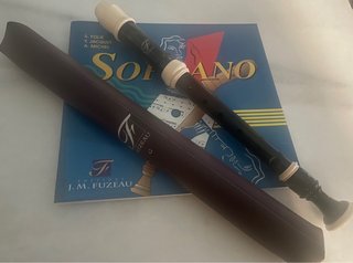 Flauta escolar FUZEAU Soprano con funda