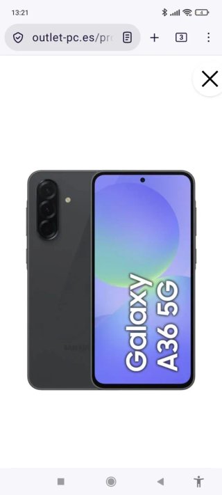Samsung A36 5G Negro Nuevo
