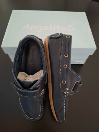 Mocasines Angelitos Azul Marino Talla 32