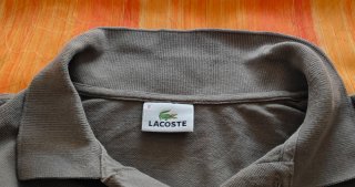 Polo Lacoste Manga Larga Verde Oliva Talla 3XL